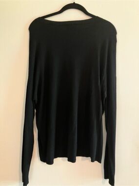 Trouve Black Crew Neck Sweater